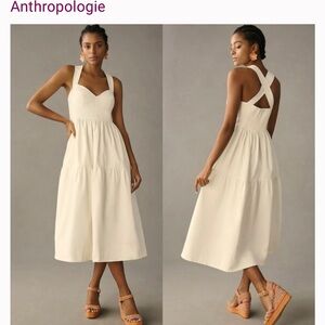 White Anthropologie dress. Pictures of actual product to be posted soon.